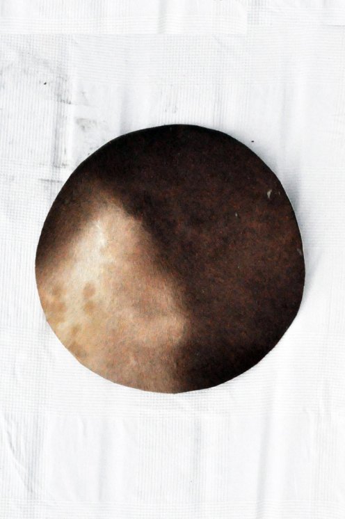 Medium thickness mule skin with hair for djembe drum