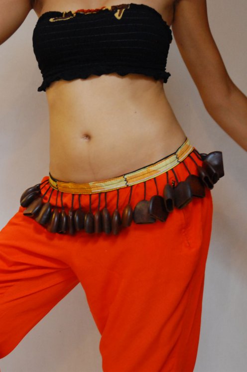 African dance belt - Small Ghanajuju dance belt