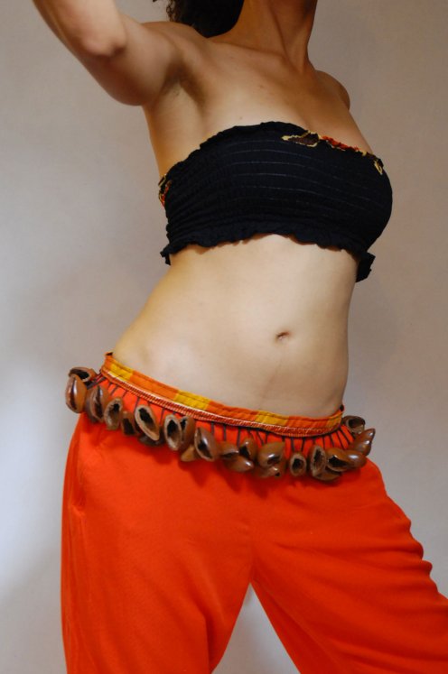 African dance belt - Large Nigeria juju dance belt