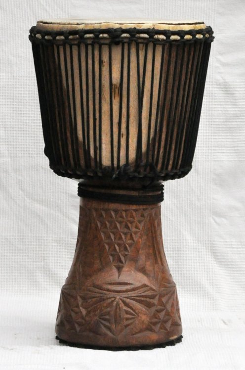Guinea cow skin djembe - Calf skin, bull skin high end djembe drum