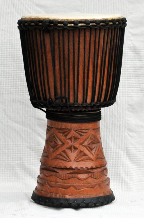 Guinea cow skin djembe - Calf skin, bull skin high end djembe drum