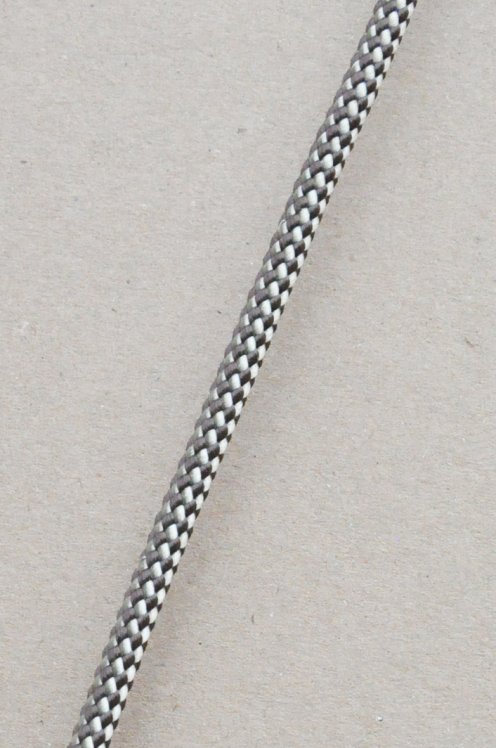 Ø5 mm djembe halyard (checkerboard, brown / sand, 100 m) - Rope for djembe drum