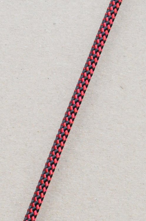 Ø5 mm djembe halyard (checkerboard, red / black, 100 m) - Rope for djembe drum