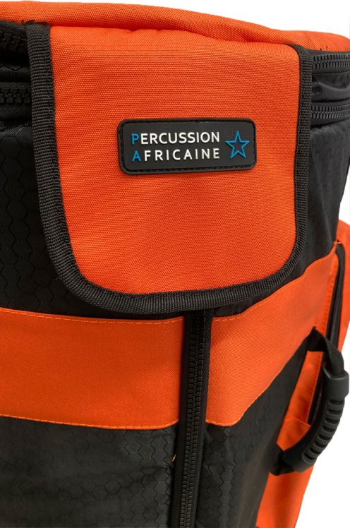 Percussion Africaine Premium professional djembe bag Orange XL