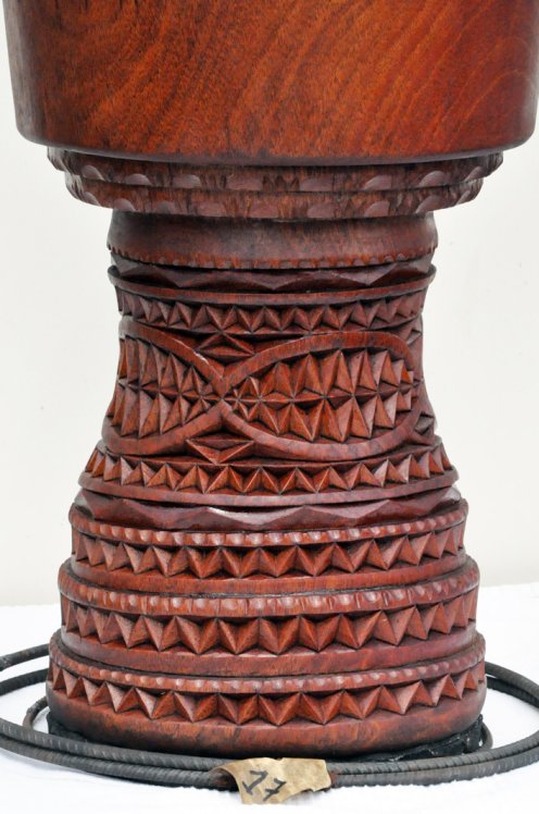 Mahogany (djala) Guinea djembe shell - High end djembe