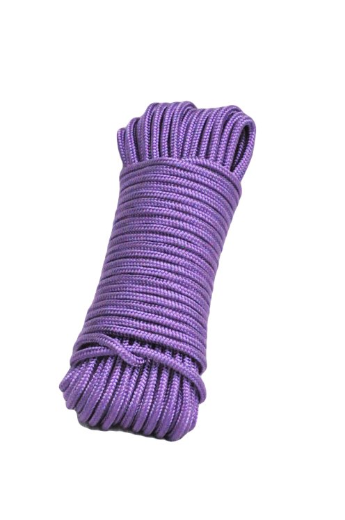 PES reinforced djembe drum rope 5 mm Violet 20 m