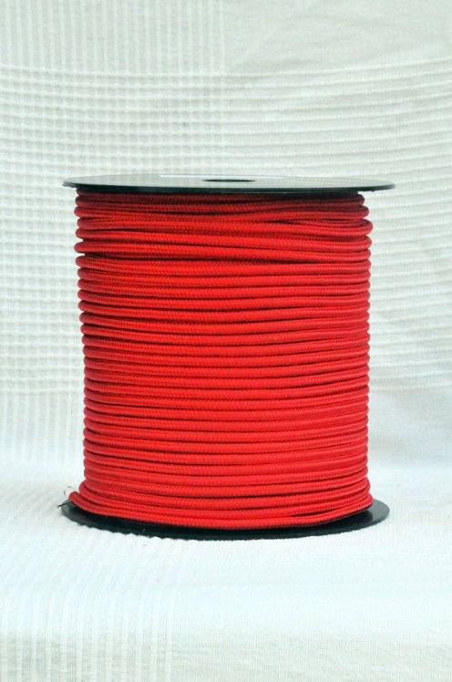 Red Ø5 mm pre-stretched rope for djembe drum - Djembe rope