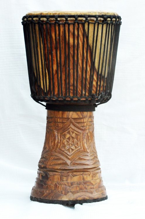 Guinea cow skin djembe - Calf skin, bull skin high end djembe drum