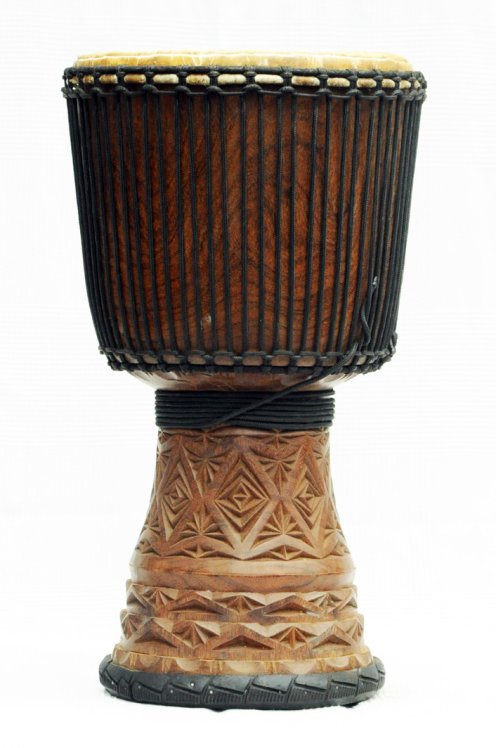 Guinea cow skin djembe - Calf skin, bull skin high end djembe drum