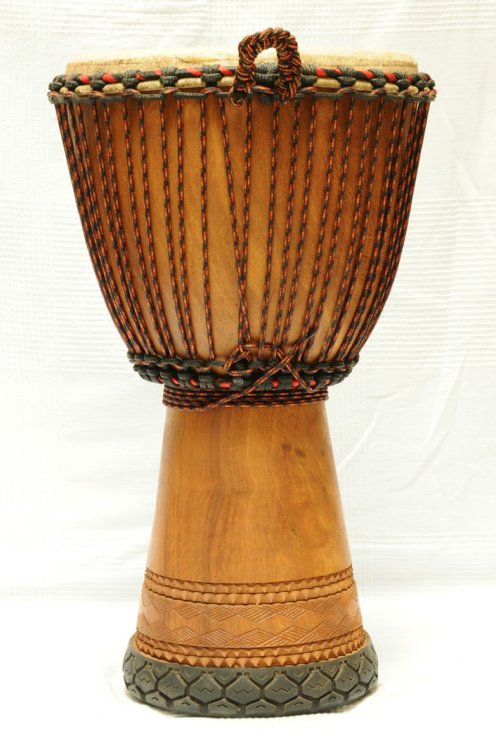 Grand djembé Mali Top en guéni : djembe malien en goni (vène)