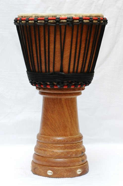 Large Top Mali djembe dimba: buy Malian djembe (bush mango, dugura)