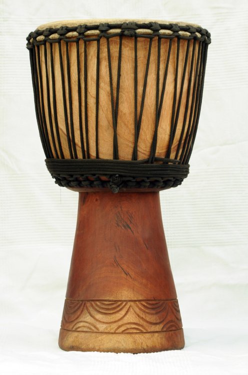 Djembe for sale - Large mahogany Mali djembe drum