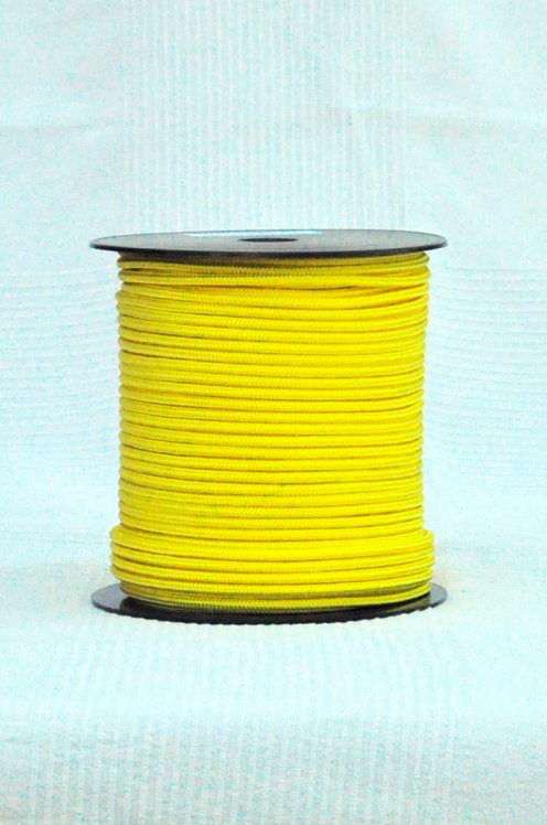 Ø5 mm Sunflower yellow djembe halyard - Pre-stretched rope for djembe drum
