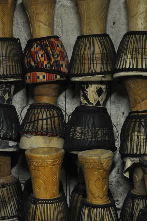 Cheap djembe wholesale - Medium Ghana djembe shell