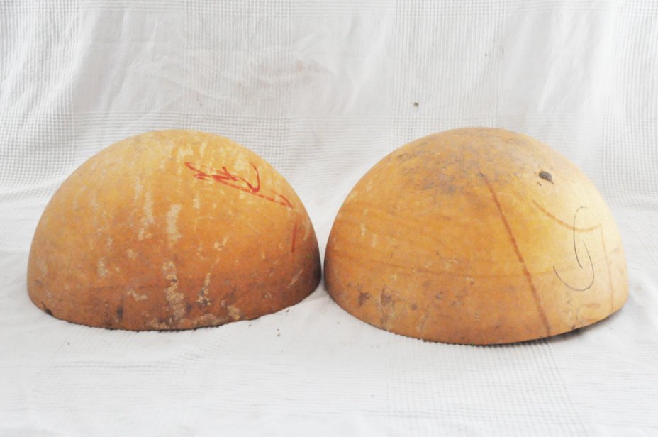 Ø55-56 cm half calabash - Hemispherical calabash