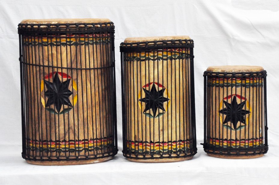 Melina (beechwood) Guinea dunun drums set