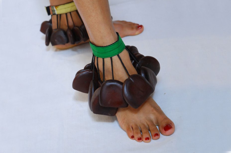 African dance bracelet - Ghana juju dance anklet