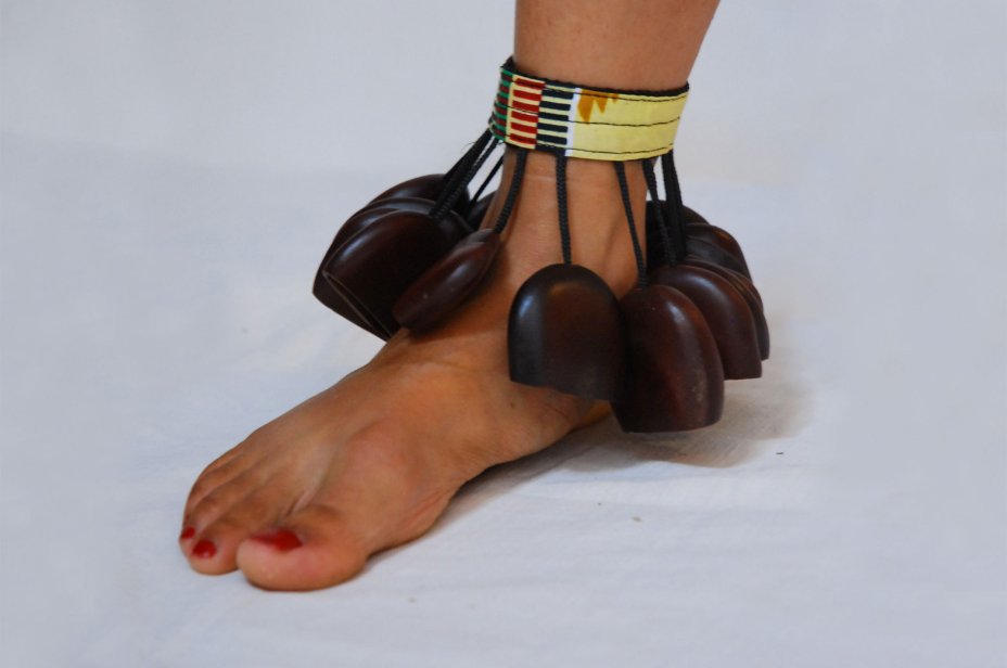 African dance bracelet - Ghana juju dance anklet