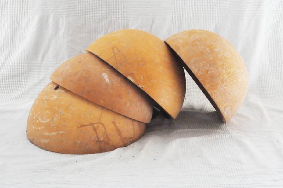 Ø27-28 cm half calabash - Hemispherical calabash