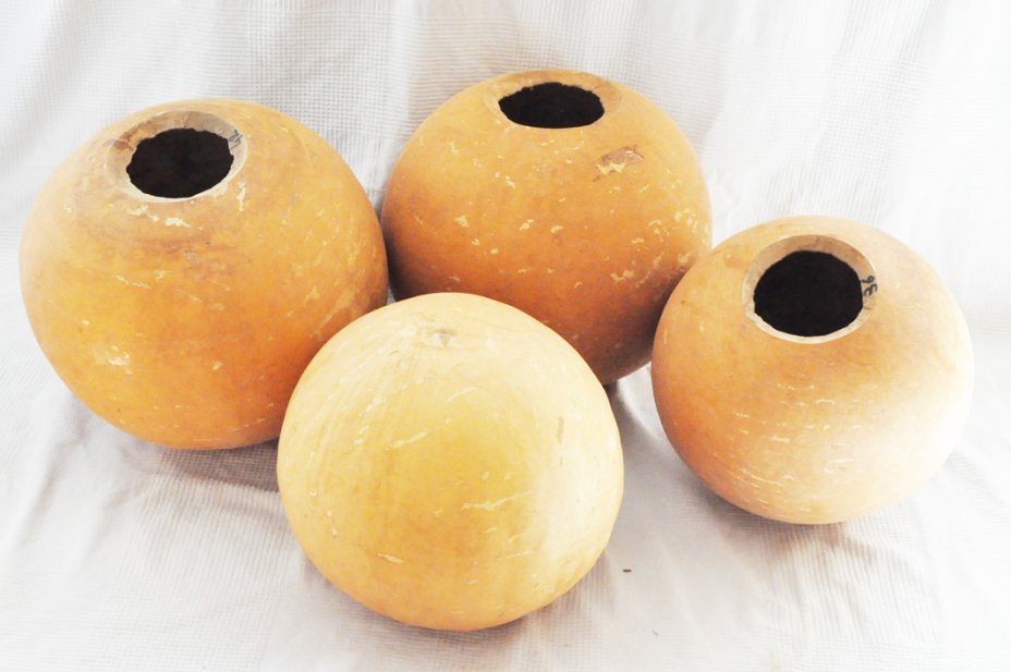 Ø39-40 cm whole calabash - Spherical gourd