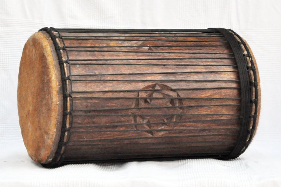 4 irons sangban dunun - Rosewood Guinea dunun drum