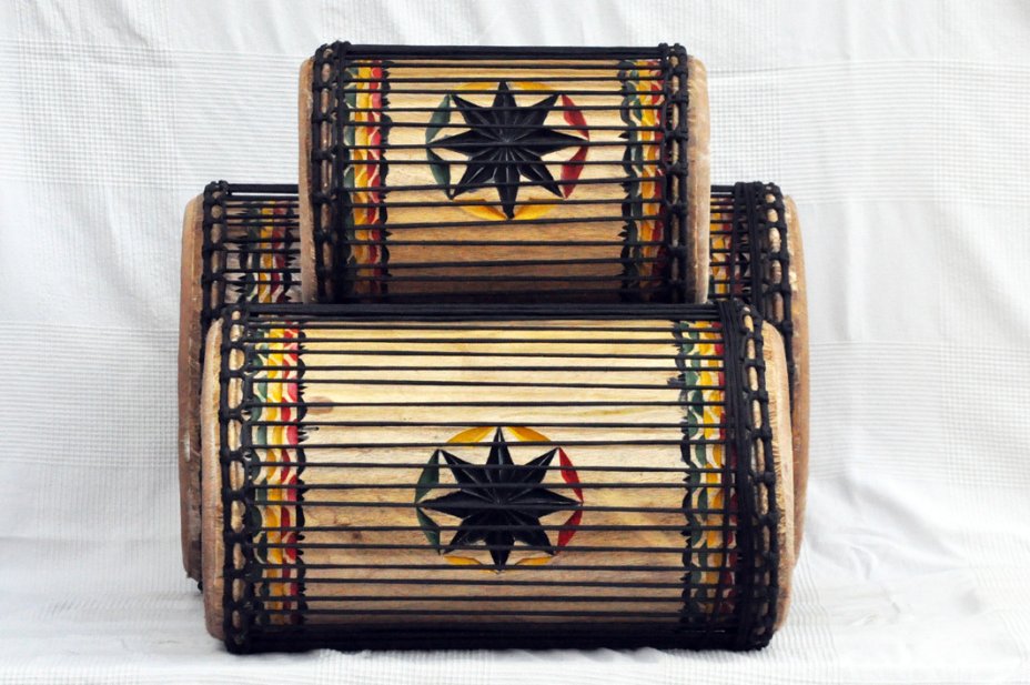 Melina (beechwood) Guinea dunun drums set