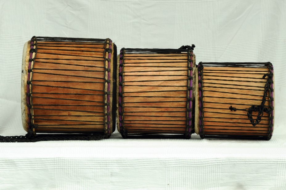 Dundun set for sale - 3 Ghana small dunun drum set