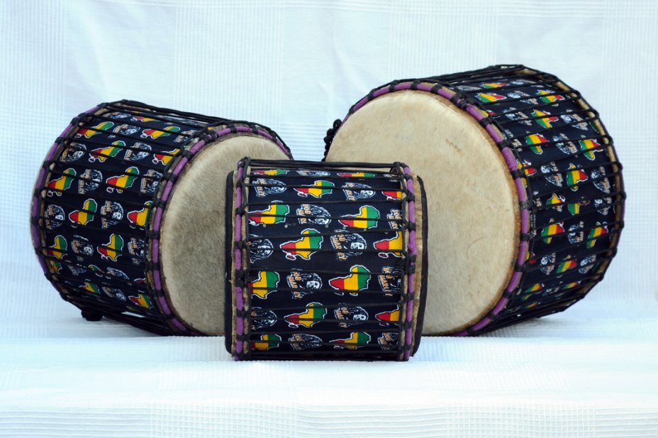 Dundun set for sale - 3 Ghana small dunun drum set