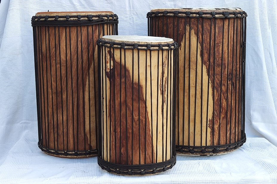 Rosewood (gueni) Mali dunun drums set