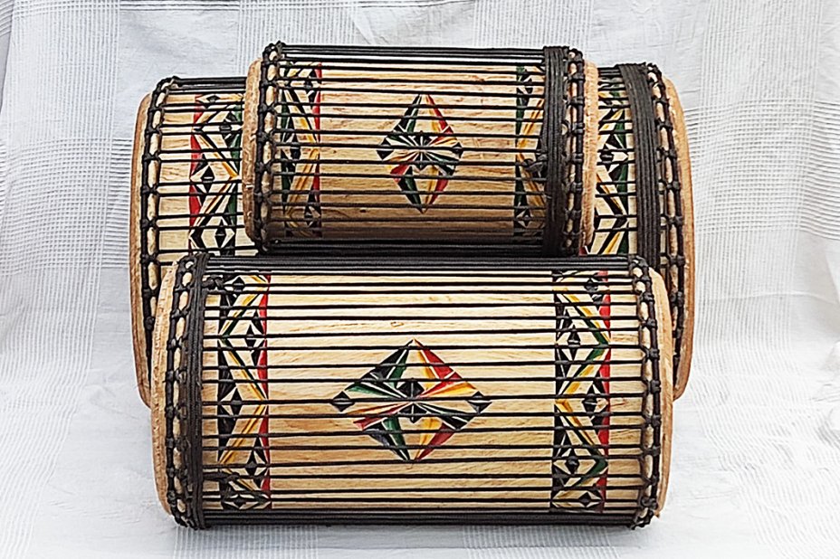 Melina (beechwood) Guinea dunun drums set