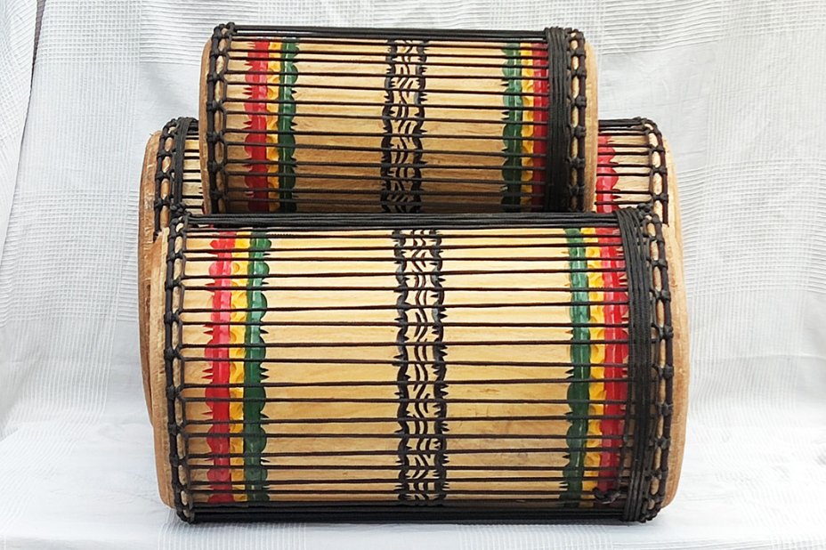 Melina (beechwood) Guinea dunun drums set