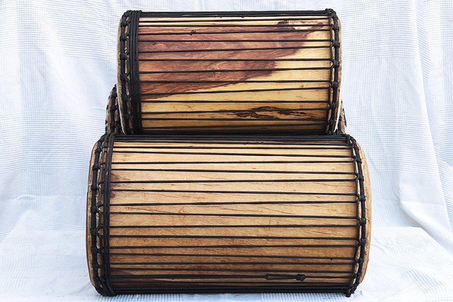 Rosewood (gueni) Mali dunun drums set