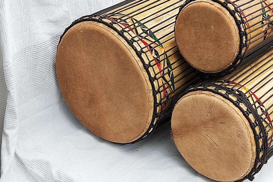 Melina (beechwood) Guinea dunun drums set