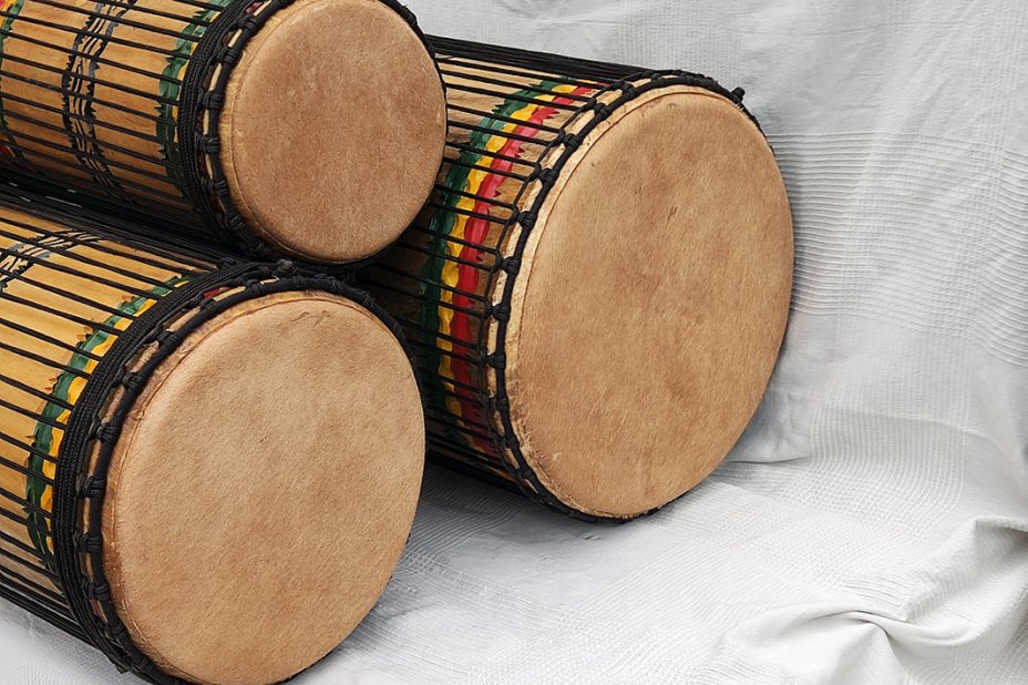 Melina (beechwood) Guinea dunun drums set