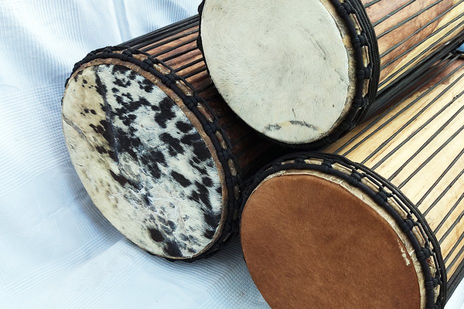Rosewood (gueni) Mali dunun drums set