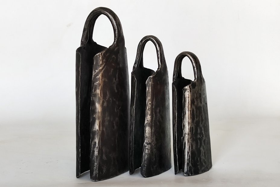 3 Guinea dunun bells set - Dundun bell