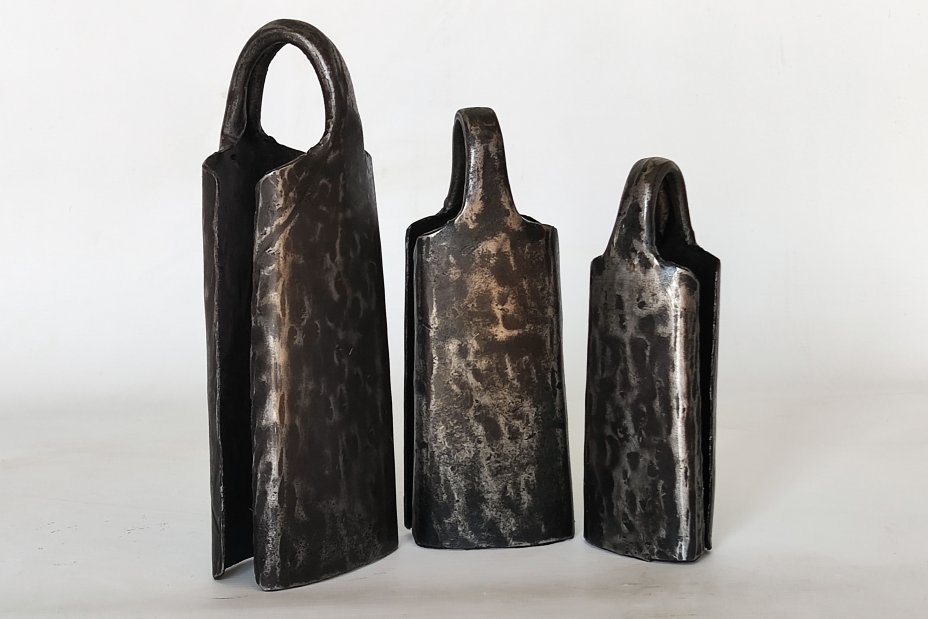 3 Guinea dunun bells set - Dundun bell
