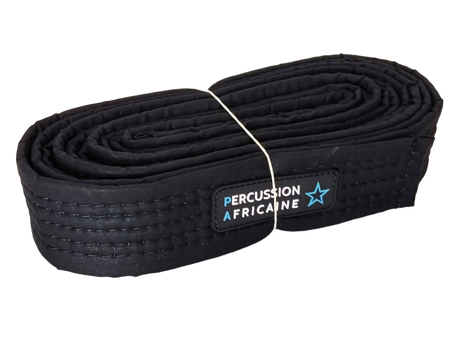 Percussion Africaine djembe strap Noir