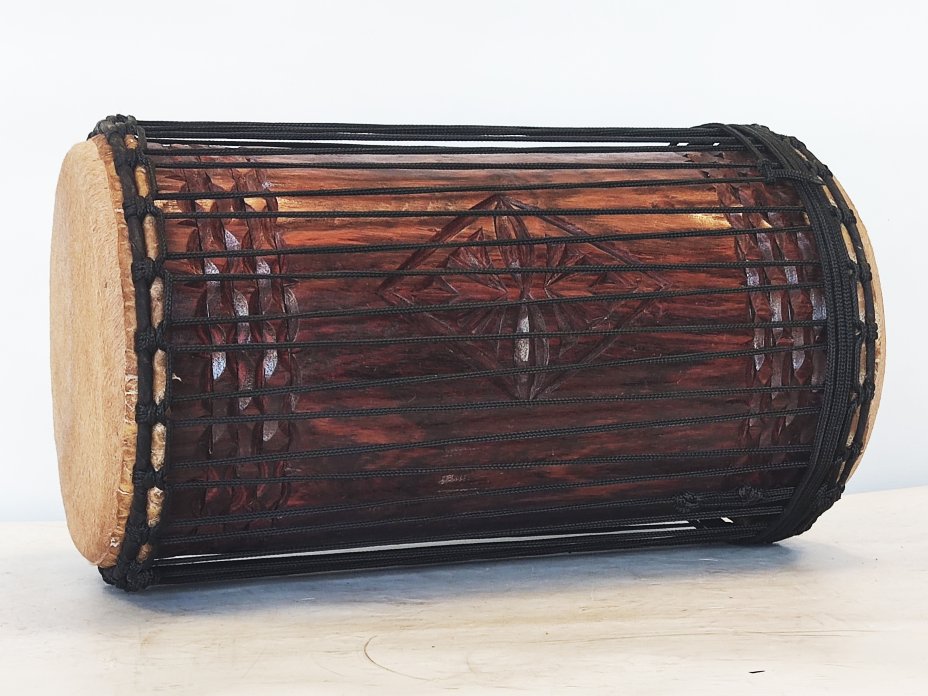 Dundun bass drums - Guinea kenkeni dunun 4 hoops mounting