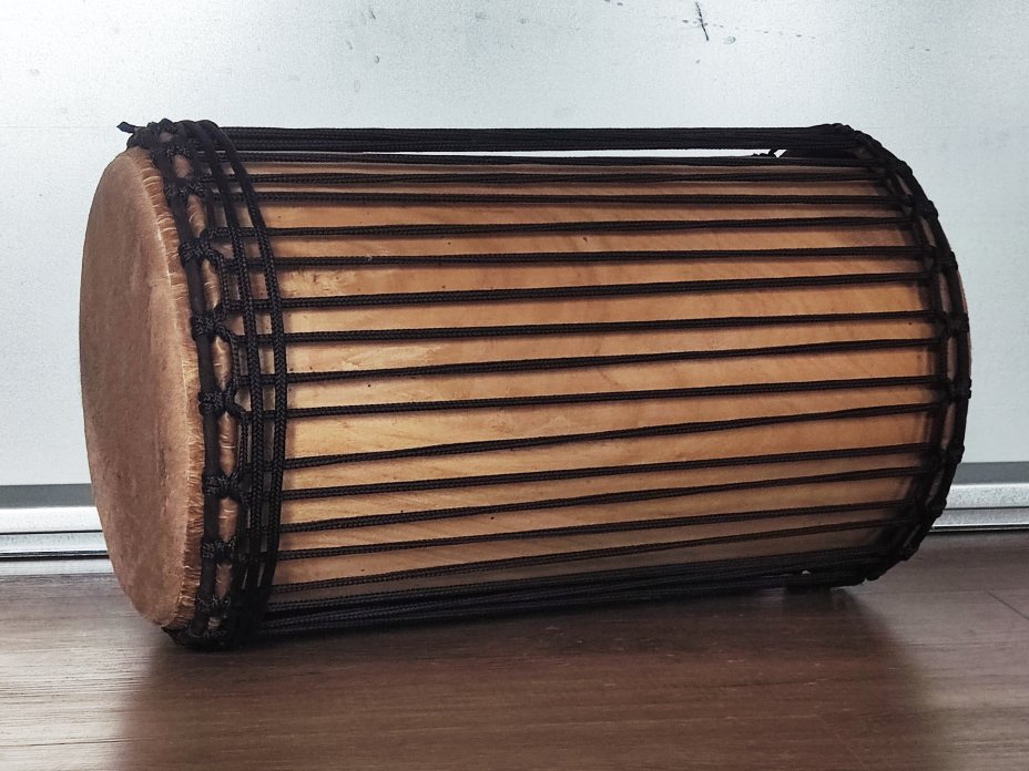 Dundun bass drums - Guinea kenkeni dunun 4 hoops mounting