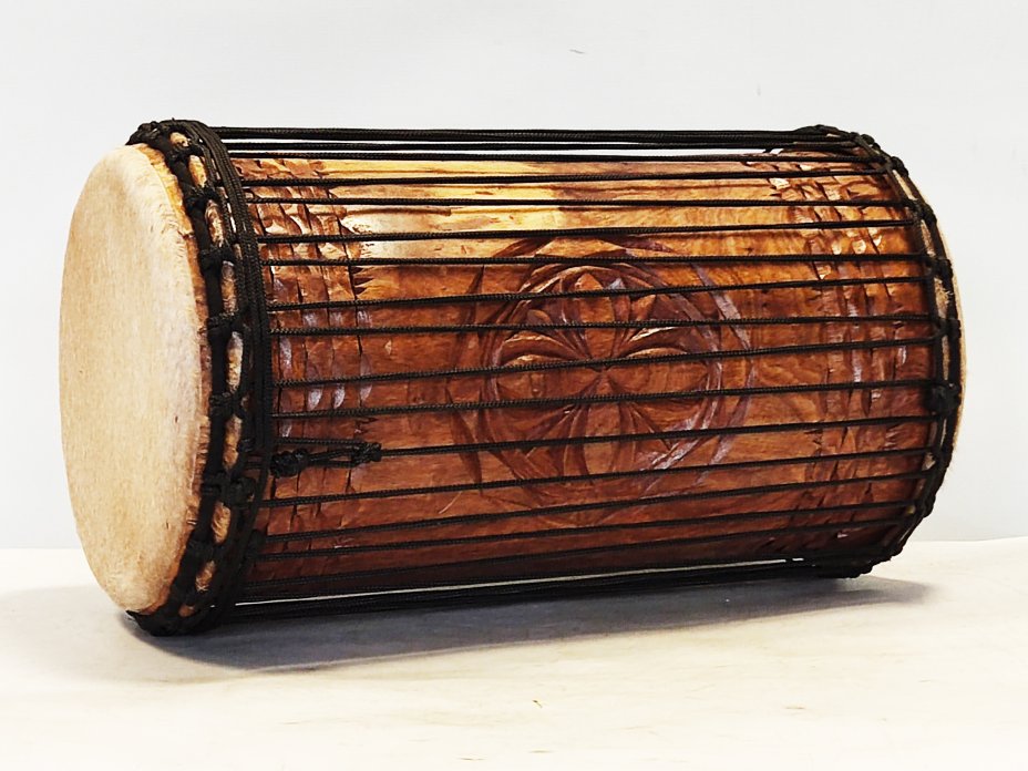 Dundun bass drums - Guinea kenkeni dunun 4 hoops mounting