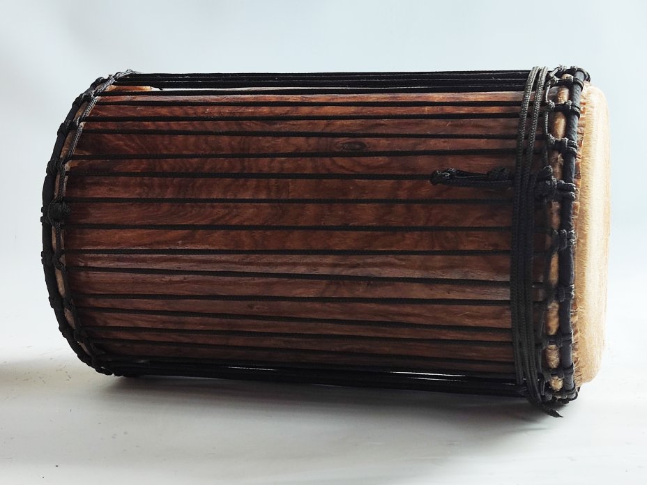 Dundun bass drums - Guinea kenkeni dunun 4 hoops mounting