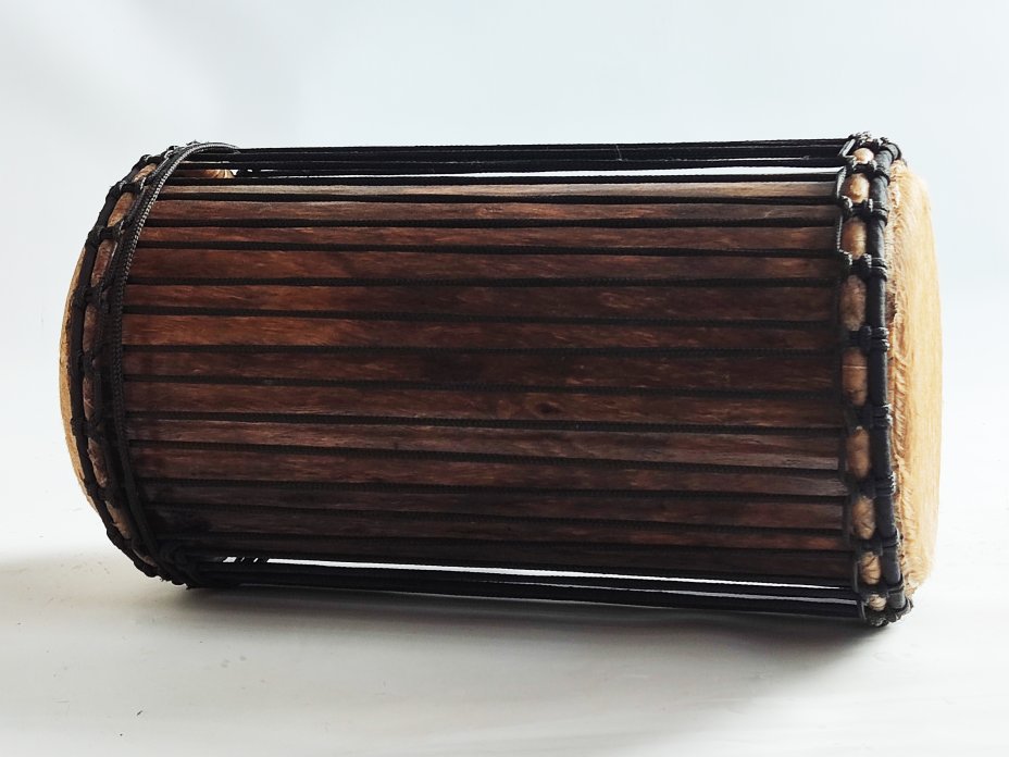 Dundun bass drums - Guinea kenkeni dunun 4 hoops mounting