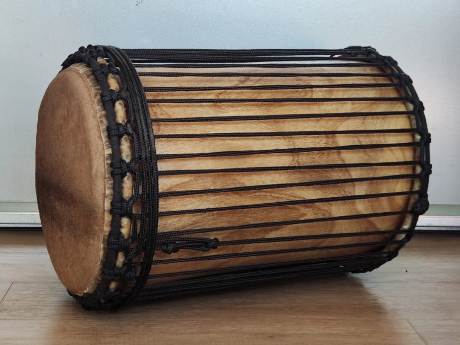 Dundun bass drums - Guinea kenkeni dunun 4 hoops mounting