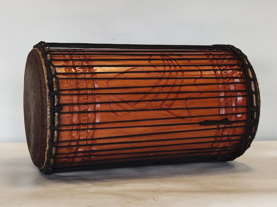 Dundun bass drums - Guinea kenkeni dunun 4 hoops mounting