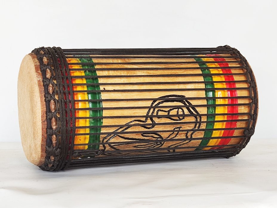 Dundun bass drums - Guinea kenkeni dunun 4 hoops mounting