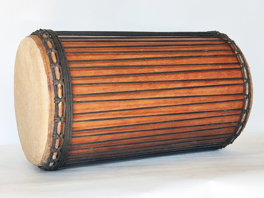 Dundun bass drums - Guinea sangban dunun 4 hoops mounting