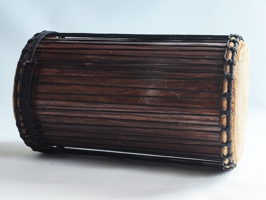 Dundun bass drums - Guinea sangban dunun 4 hoops mounting