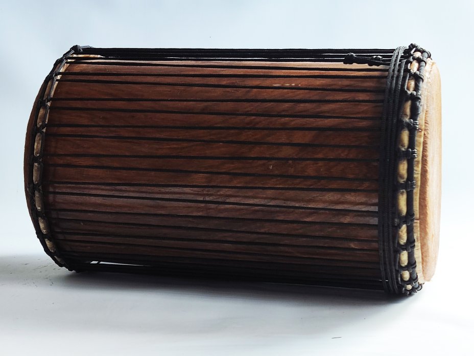 Dundun bass drums - Guinea sangban dunun 4 hoops mounting