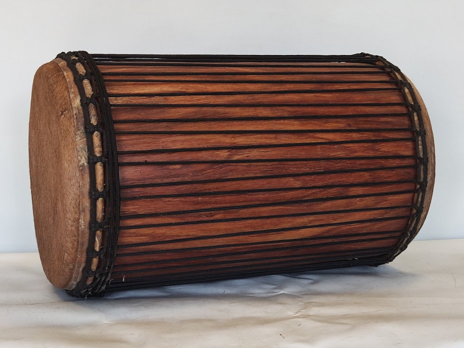 Dundun bass drums - Guinea sangban dunun 4 hoops mounting